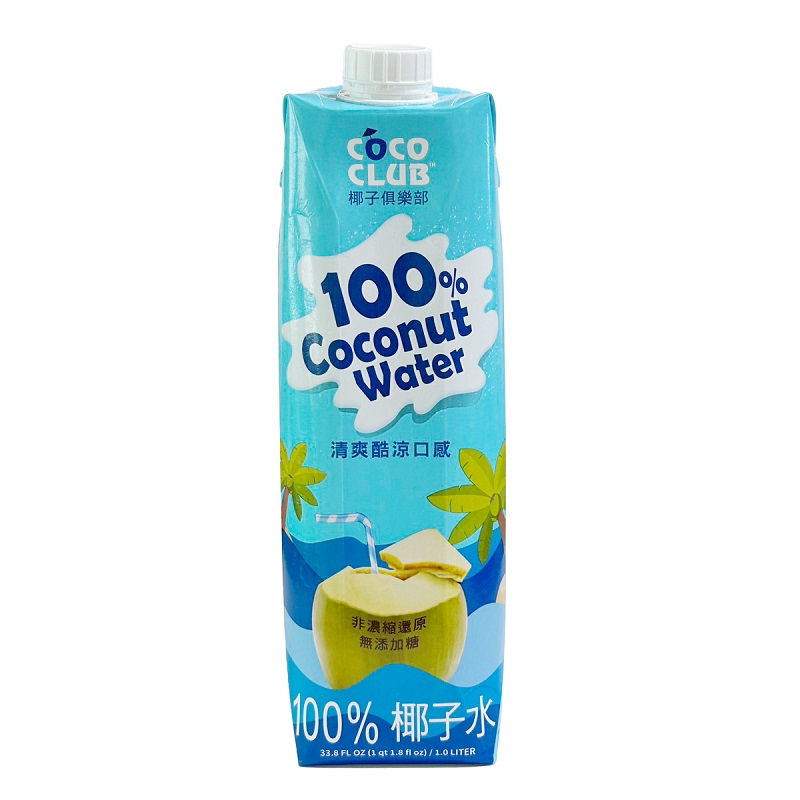 酷椰嶼椰子俱樂部100椰子水1L, , large
