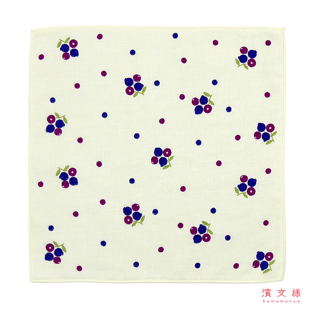 [瑪莎利亞]　日本製【濱文漾】純棉手帕/方巾－野莓時光（3入組）, , large