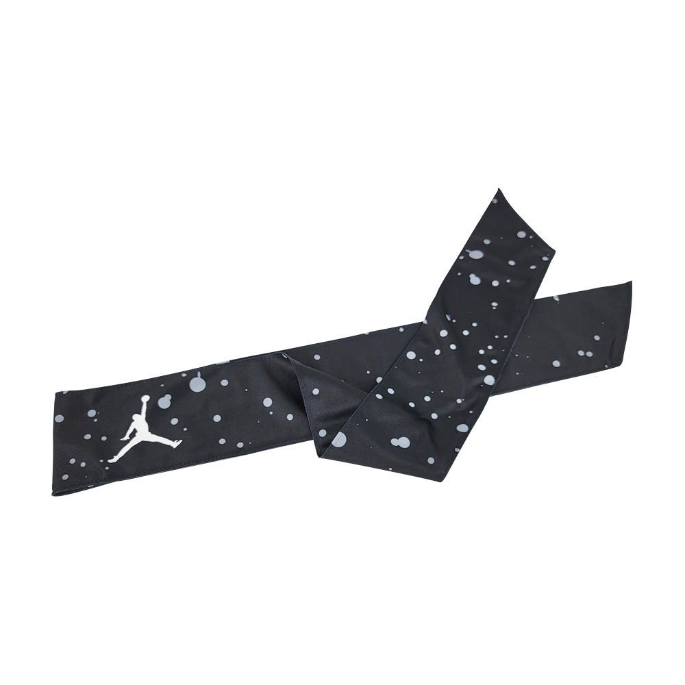 NIKE JORDAN DRI-FIT 印花綁帶式頭帶 健身 訓練 戶外運動 飛人喬丹 止汗頭帶 吸汗 透氣 乾爽 點墨, , large
