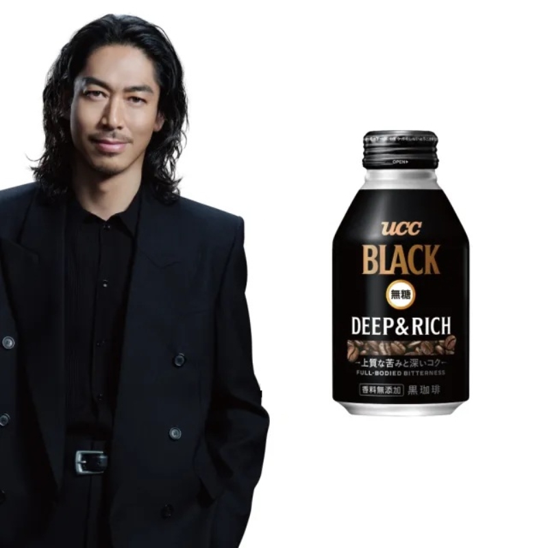UCC BLACK無糖黑咖啡飲料275g, , large