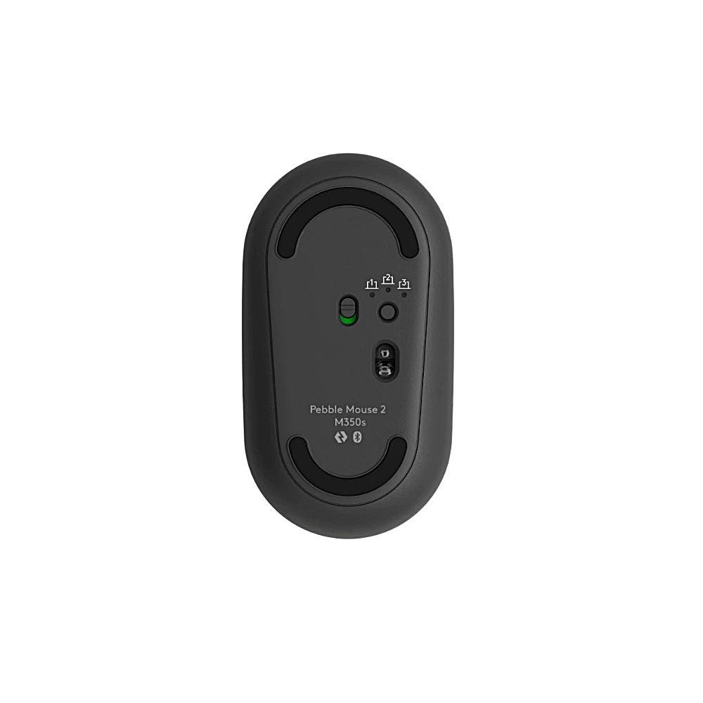 【 Logitech 羅技 】M350s 石墨灰 無線 靜音按鍵 藍牙滑鼠, , large