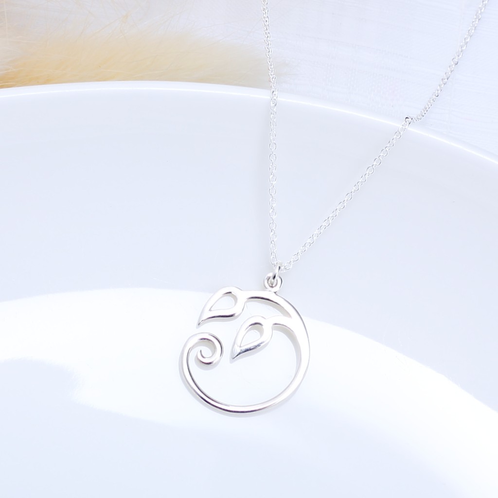 【Angel & Me】Bud of Life Root s925 sterling silver necklace Birthday gift, , large