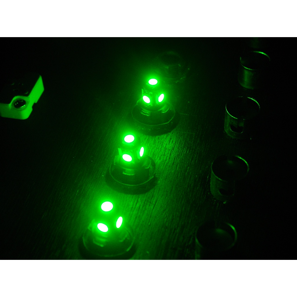 【PA LED】T10 5晶 15晶體 SMD LED 耐熱底座 小燈 儀表燈 定位燈 室內燈 牌照燈 車門燈 方向燈, , large