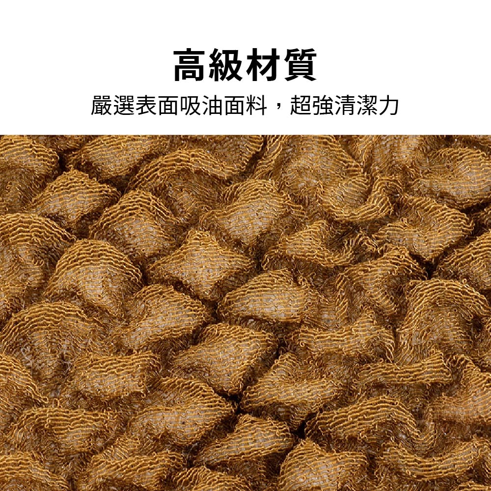 魚鱗菜瓜布 三層交織瞬潔網 三層菜瓜布 菜瓜布 百潔布【Ho覓好物】潔力網洗碗布 清潔洗碗布 立體菜瓜布 YHX1589, , large