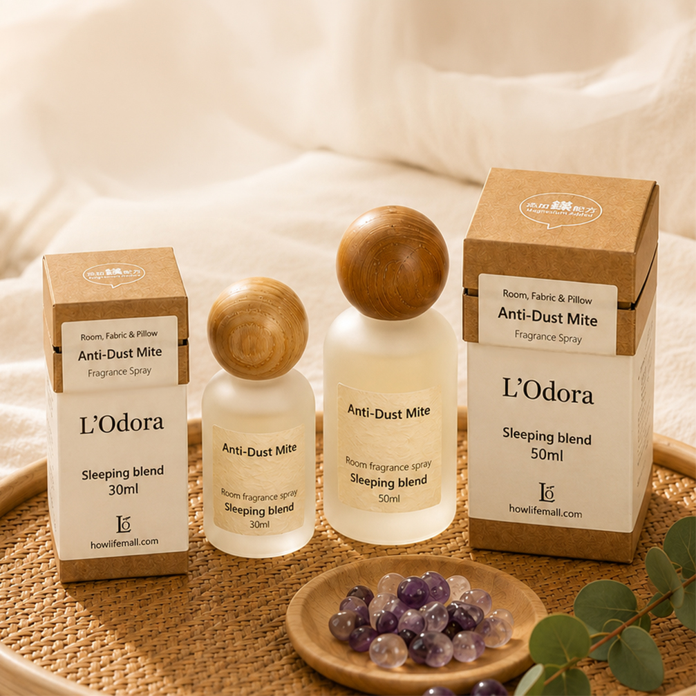 L&rsquo;Odora 舒眠寢具防護噴霧 純天然精油 台灣製造 睡眠噴霧 添加鎂 紫水晶 枕頭 床單 棉被 香氛噴霧, , large