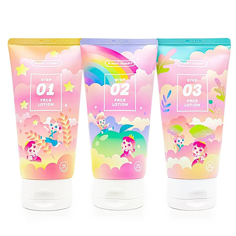 【韓國Pinky Tonky】兒童臉部潤膚露150ML(兒童臉部乳液), , large