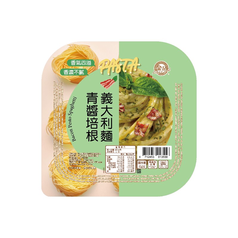 金品青醬培根義大利麵280g, , large