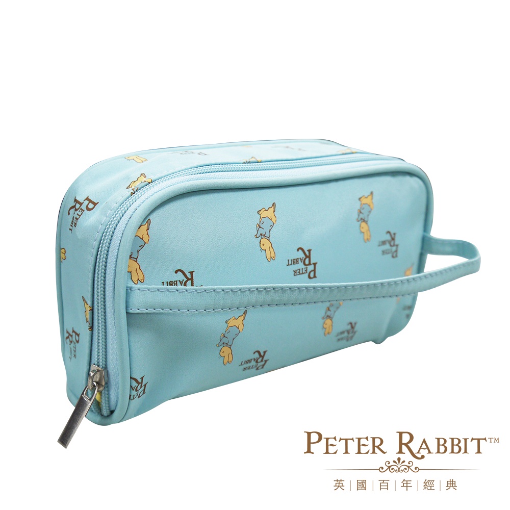 【世豐】PETER RABBIT 比得兔(跑兔藍)化妝 / 收納包, , large