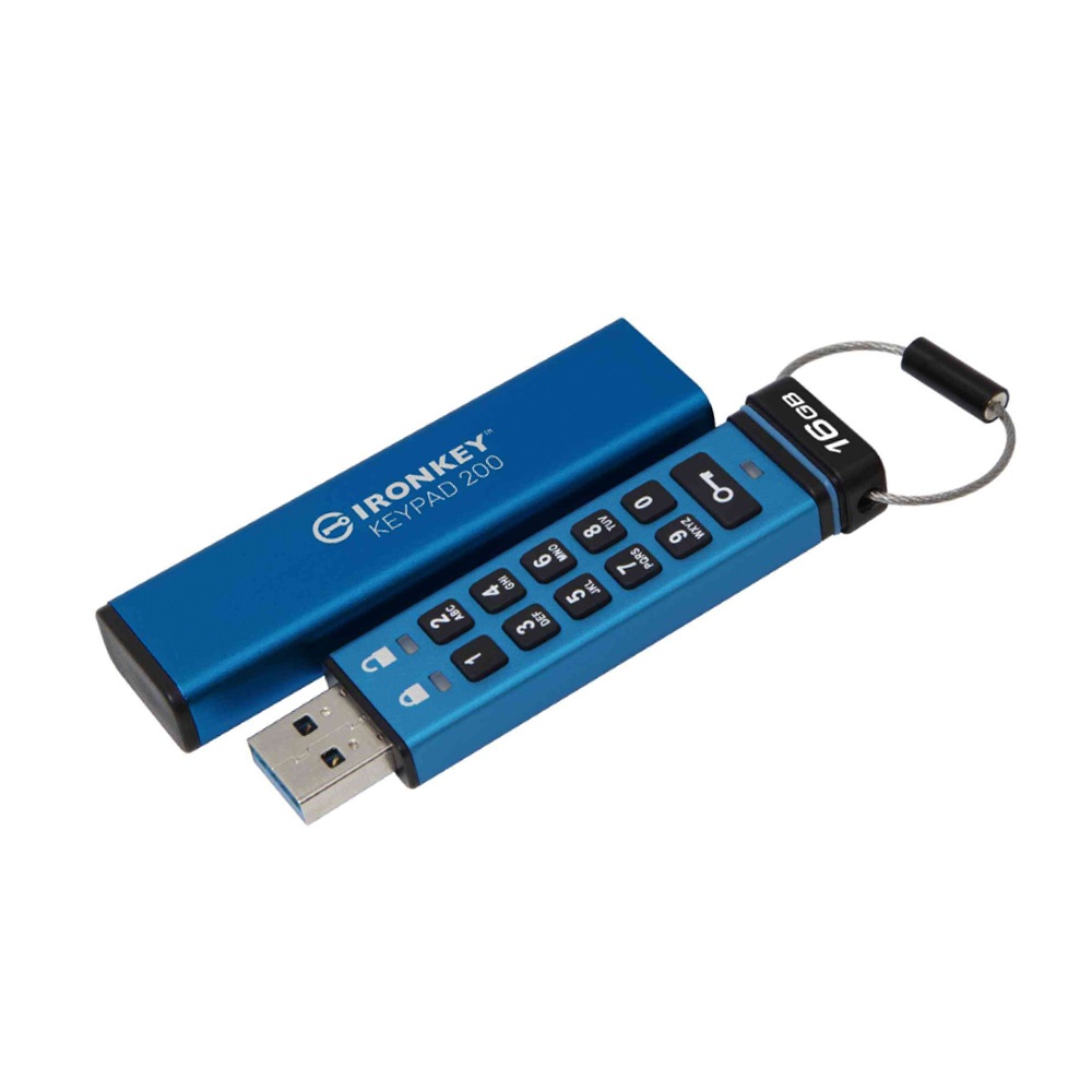 【Kingston】IronKey Keypad 200 USB 16GB  數字鍵盤設定 加密隨身碟, , large