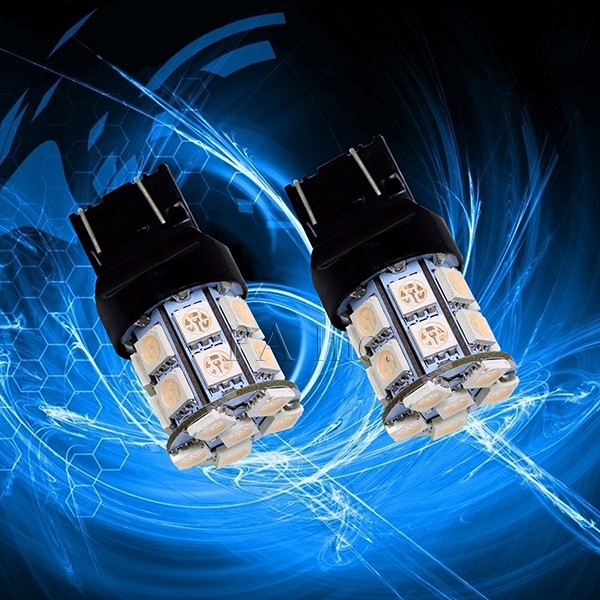 【PA LED】T20 雙芯 7443 20晶 60晶體 SMD LED 煞車燈 方向燈 倒車燈 日行燈 小尺寸, , large