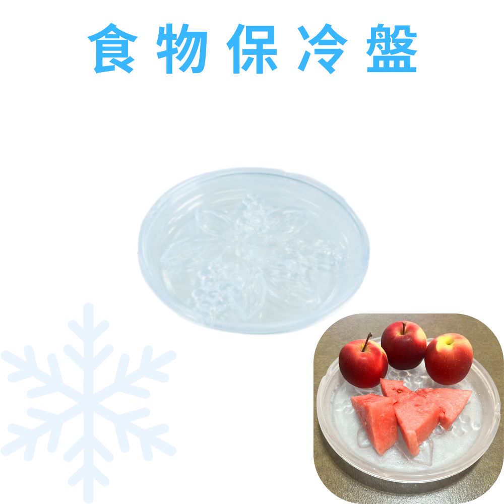 GS MALL 台灣製造 食物保冷盤 保冰盤 水果冰盤 沙拉冰盤 食物冰盤 保鮮冰盤 冰盤 創意冰盤 刺身盤 冷凍保冰盤, , large