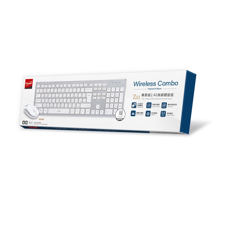 E-books Z11 Wireless Keyboard and Mouse, , large