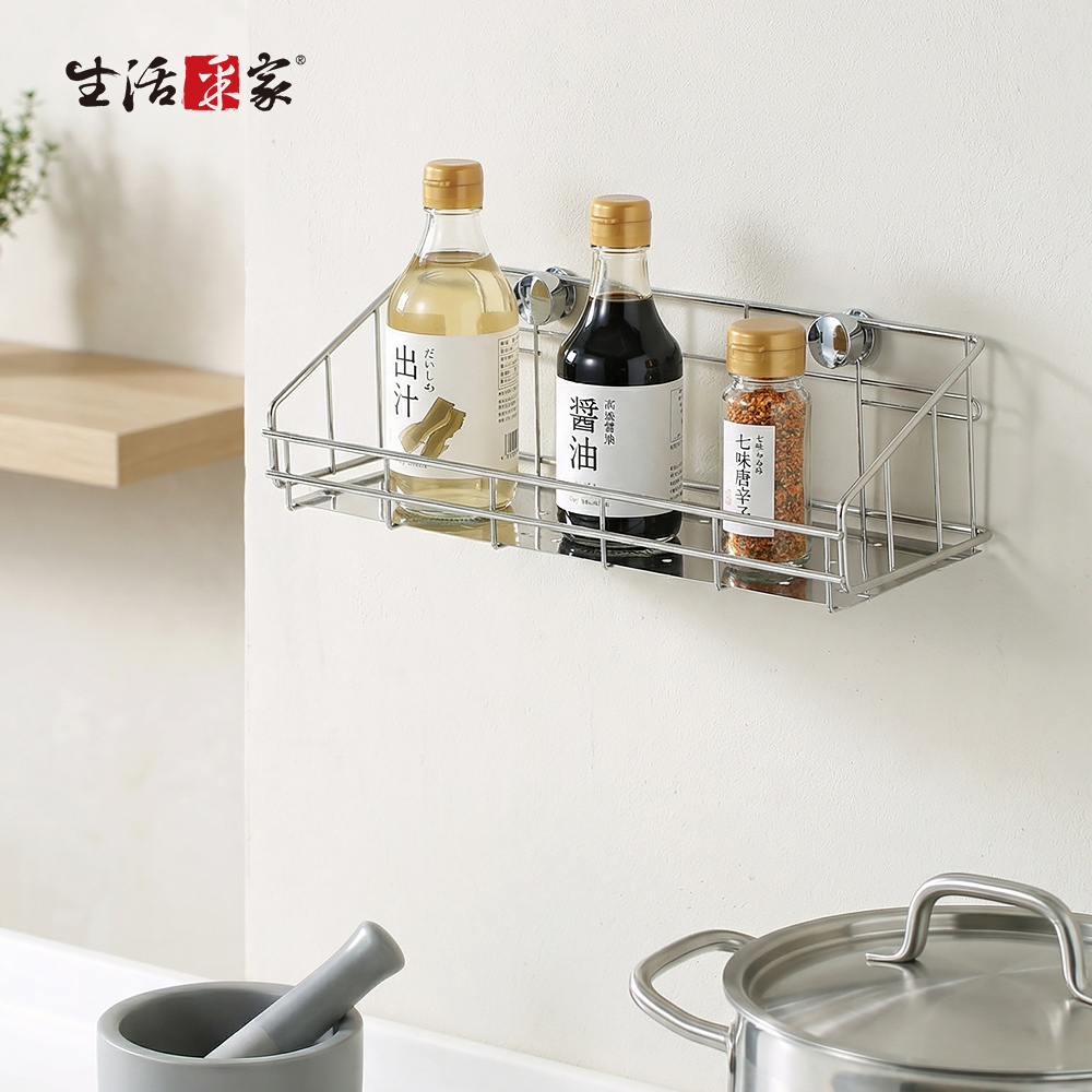 SHCJ 調味瓶罐架 台灣製SUS304 瓶罐架 壁面收納 調味料架 料理工具架, , large