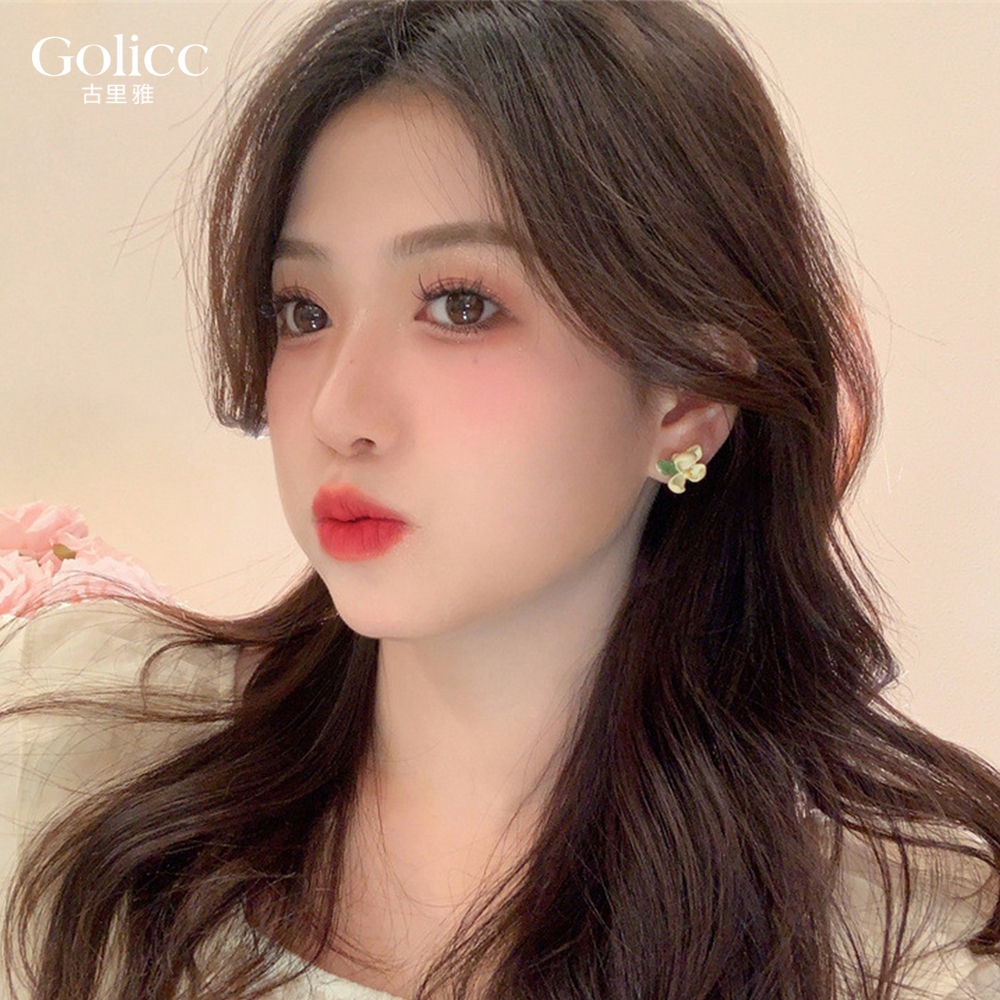 【Gulicc 】古莉可 耳環 韓版小黃花耳飾, , large