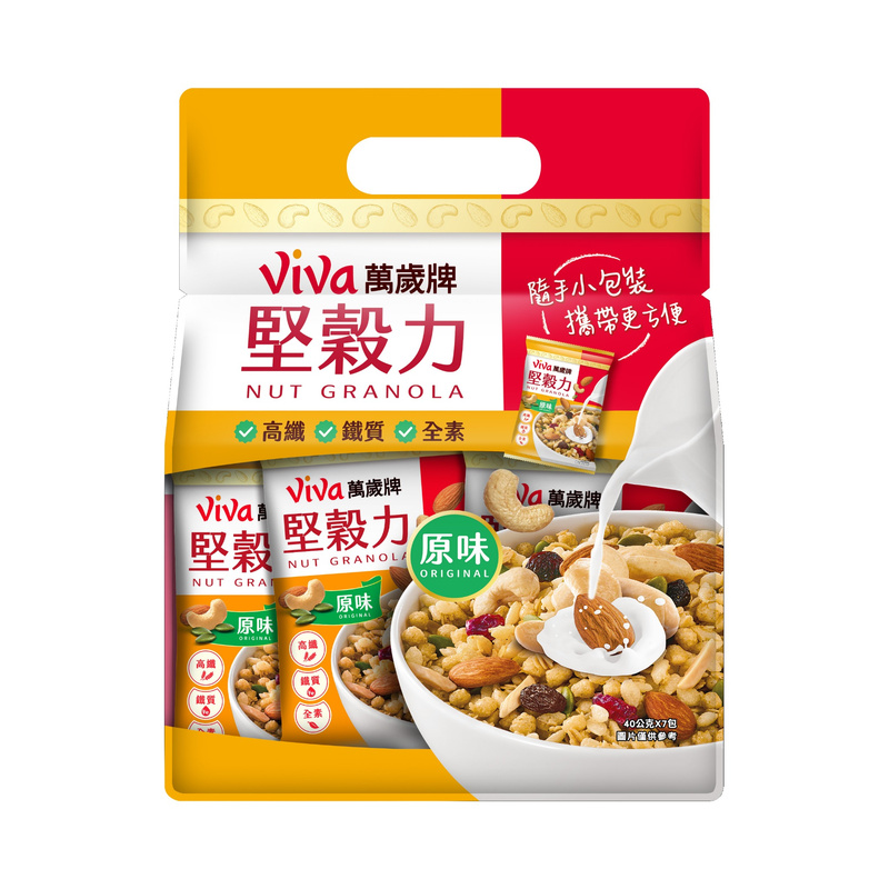 萬歲牌堅穀力原味 40g x7, , large