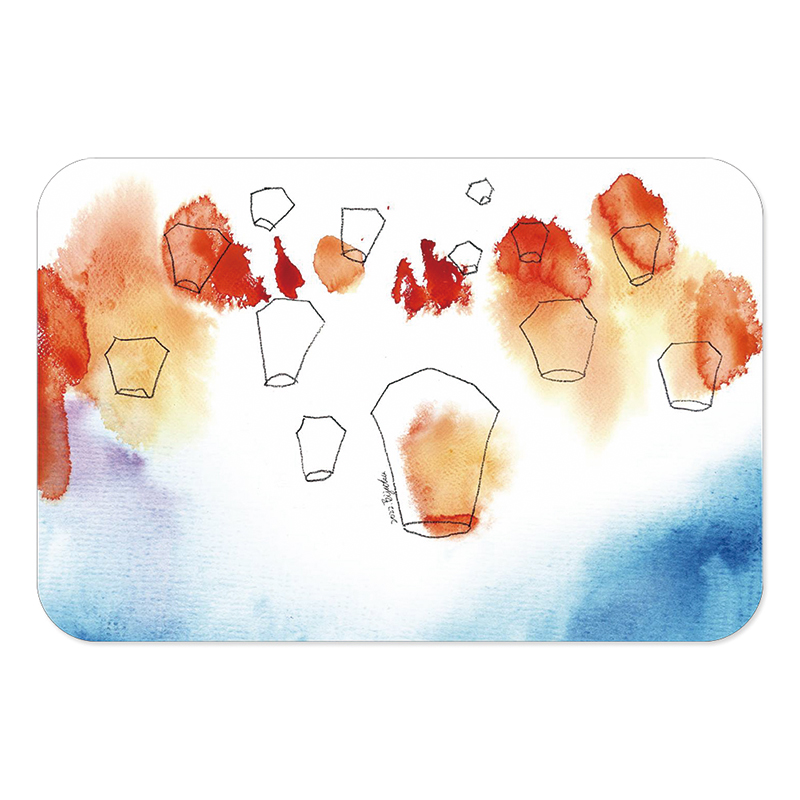【Monster】 Soft Diatomaceous Earth Absorbent Mat &ndash; BiiJiuzi Collection (60x40cm) &ndash; Pingxi Sky Lanterns &ndash; Wish, , large