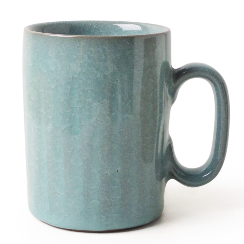 [豐名日本餐具] 5.0"馬克杯 梅花青瓷 / C05MG0-31-2, , large