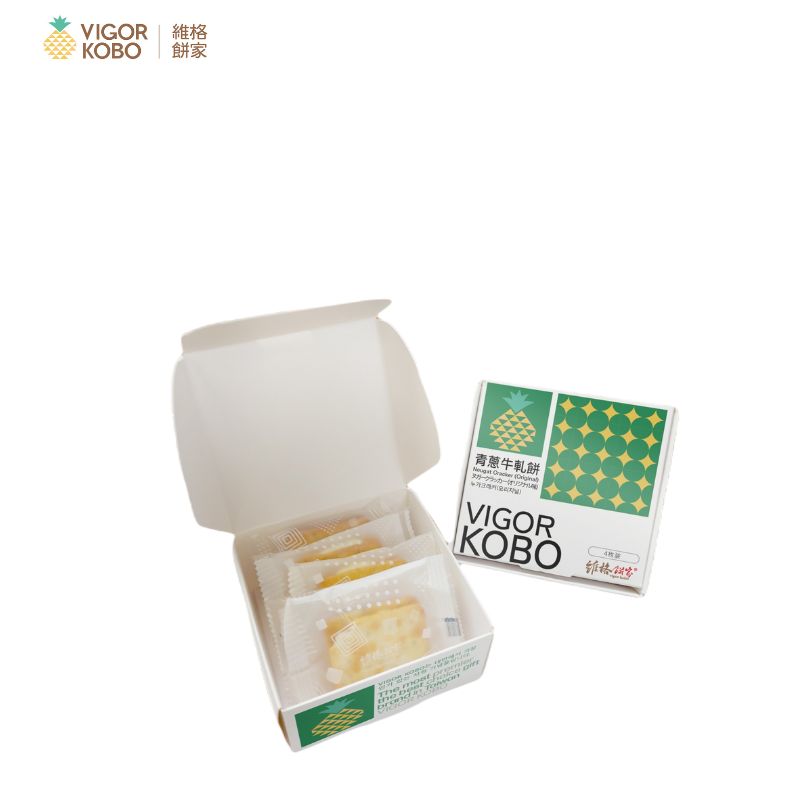 【VigorKobo】Nougat Cracker (Green Onion Flavor) 4 pieces X 4 boxes, , large