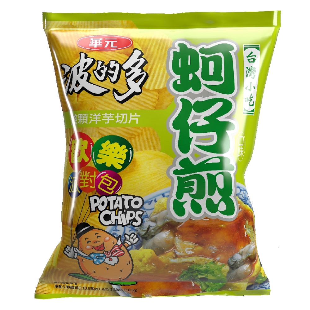華元波的多洋芋片-蚵仔煎口味110.5g, , large