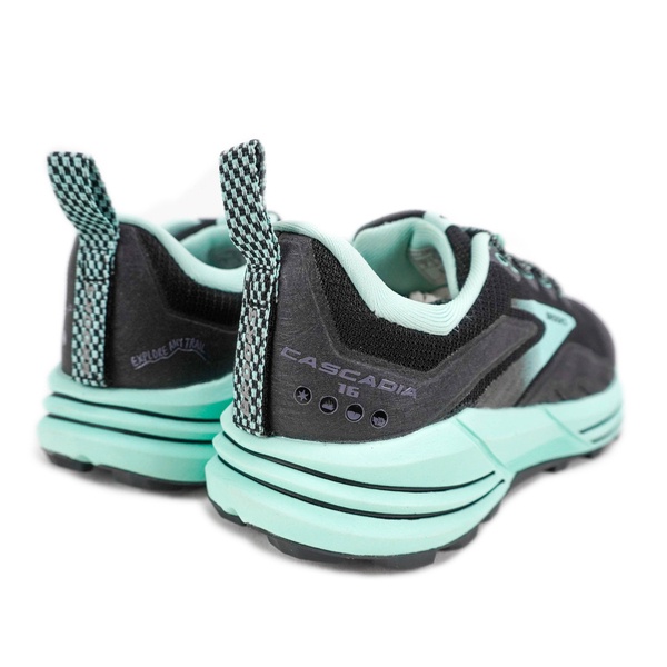 Brooks Cascadia 16 女 慢跑鞋 運動 路跑 越野 寬楦 透氣 黑 淺綠 [1203631D049], , large