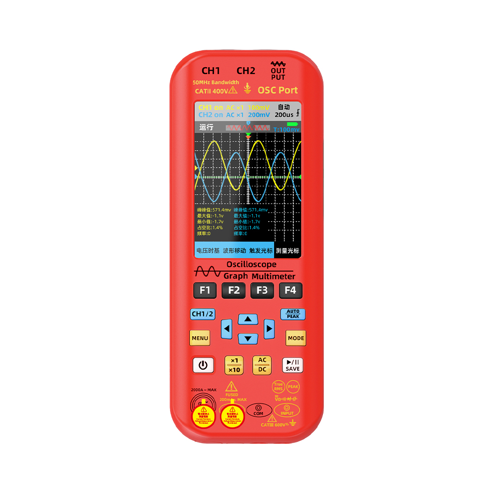 BSIDE 三合一 50MHz 雙通道示波器 (O9), , large