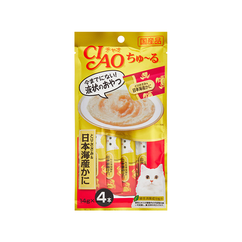 CIAO啾嚕肉泥-雞肉+日本蟹, , large