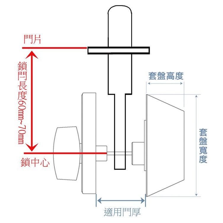輔助鎖 加安牌 不銹鋼磨砂色D567 卡巴鑰匙 外轉上鎖式 暗閂功能 自動上鎖, , large