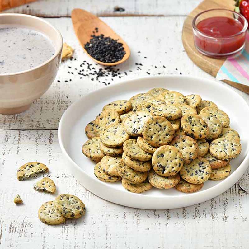 【米森 vilson】Organic Black Sesame Cracker, , large