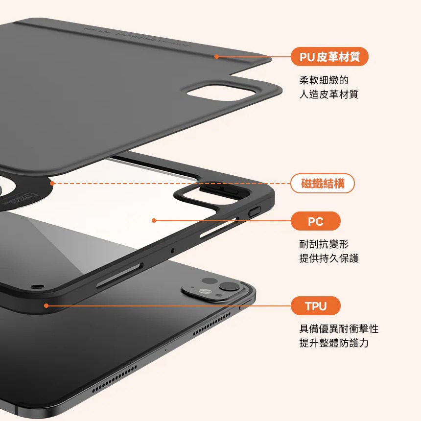 【山水之寶】National Geographic 國家地理 iPad Pro 11吋 M4/M5（2024/2025版） FlexStand可拆蓋帶筆槽保護殼 原廠公司貨, , large
