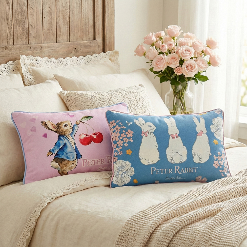 [Shifeng] Peter Rabbit Waist Pillow - Pink Cherry, , large