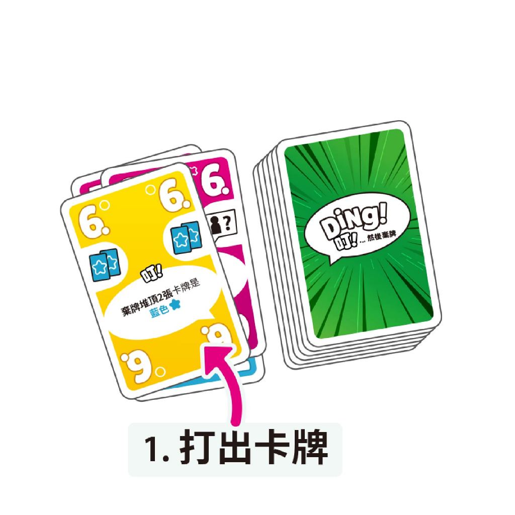【Asmodee】叮! DING ! 繁體中文版 ｜派對桌遊｜反應遊戲｜親子聚會必備, , large