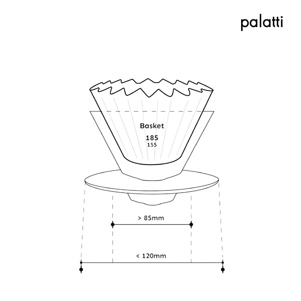 palatti Dune - Universal Coffee Dripper, , large