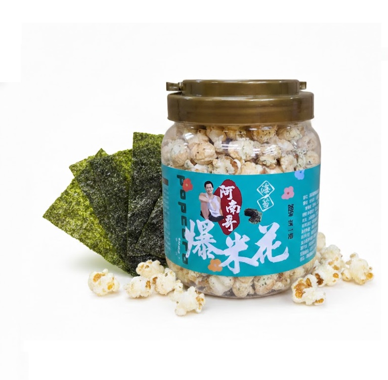 【地方特產】阿南哥高雄夜市爆米花（海苔）270G, , large