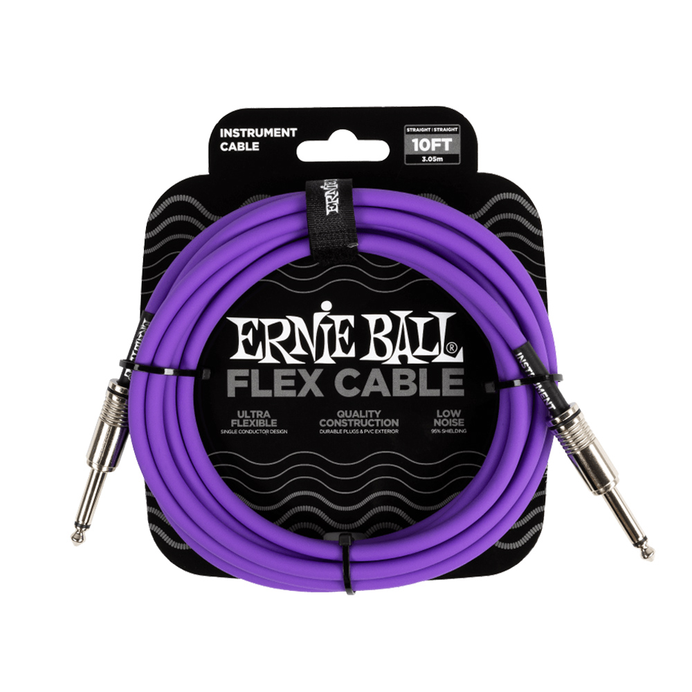 Ernie Ball Cable Flex SS 10ft P06415 Purple, , large