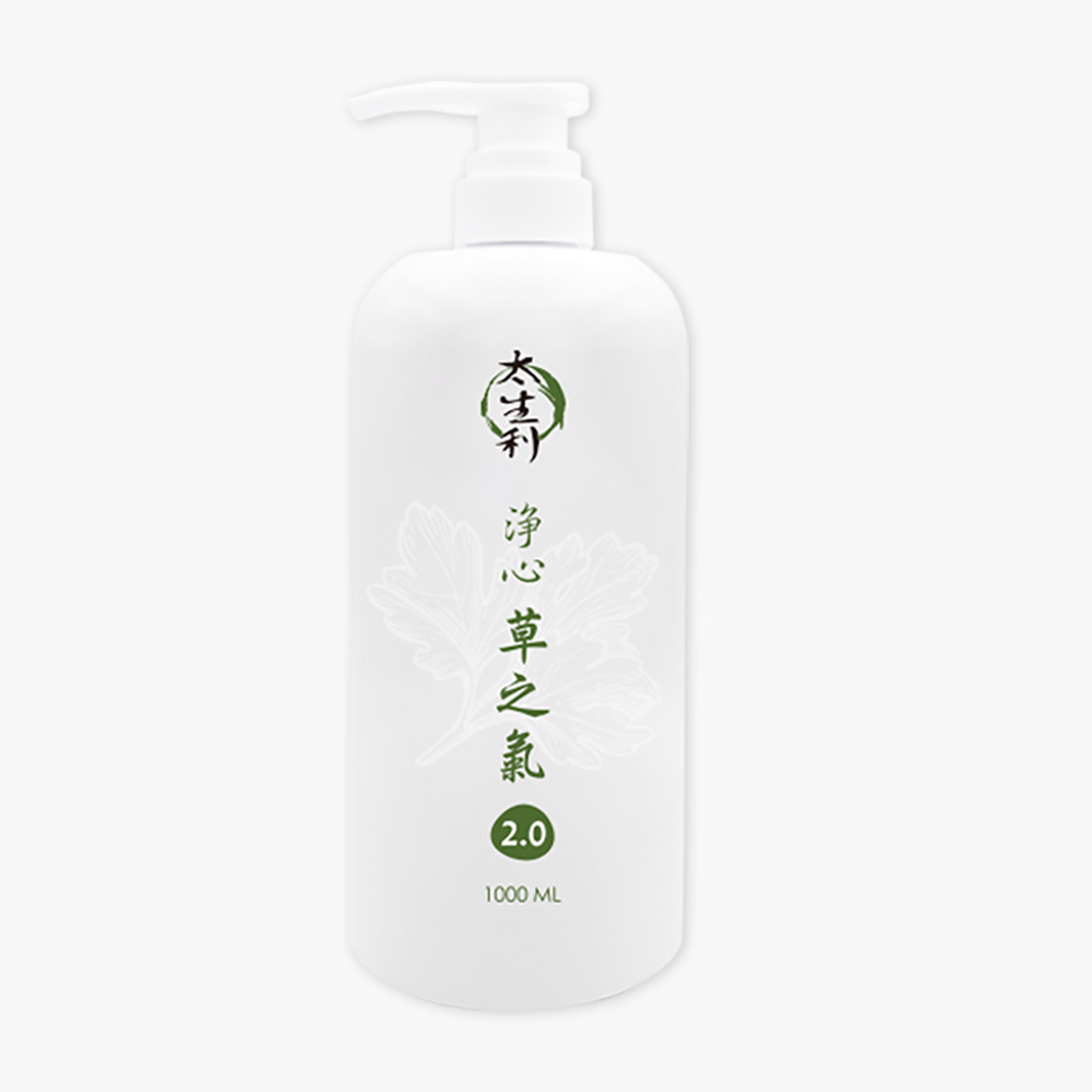 【利盛行x太生利】 純．淨液態皂 淨心｜草之氣2.0-1000ML, , large