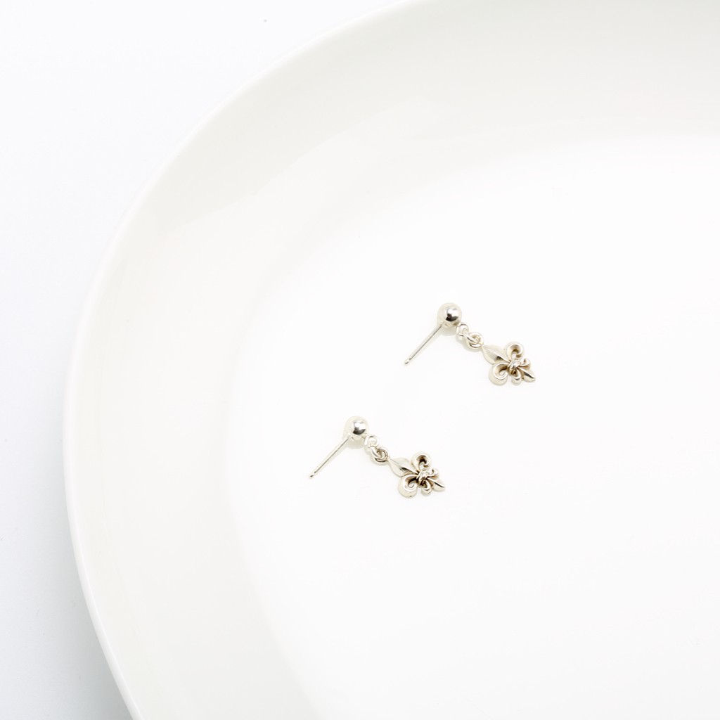 【Angel & Me】Iris classic s925 sterling silver earrings birthday gift, , large