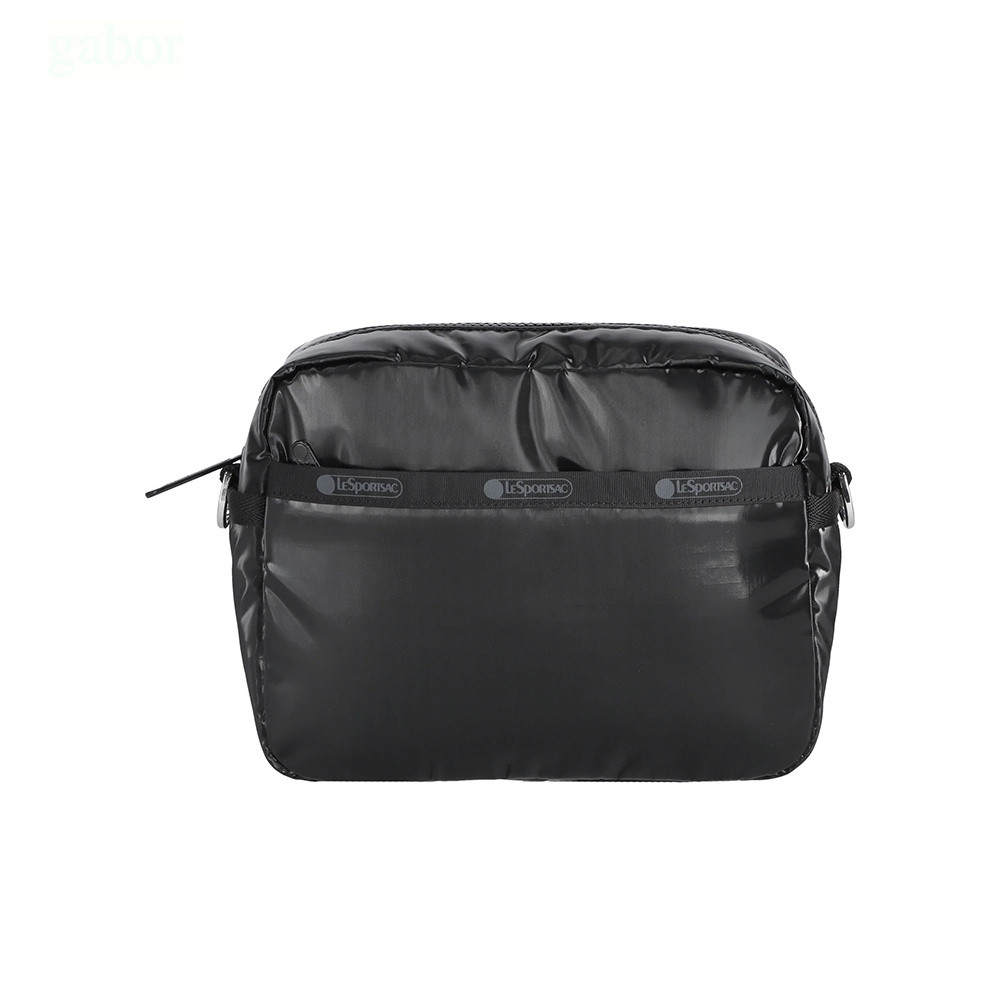 LeSportsac Deluxe Crossbody 拉鍊斜背包 送禮首選-閃耀黑, , large