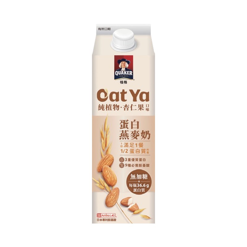 桂格Oat Ya蛋白燕麥奶936ml, , large