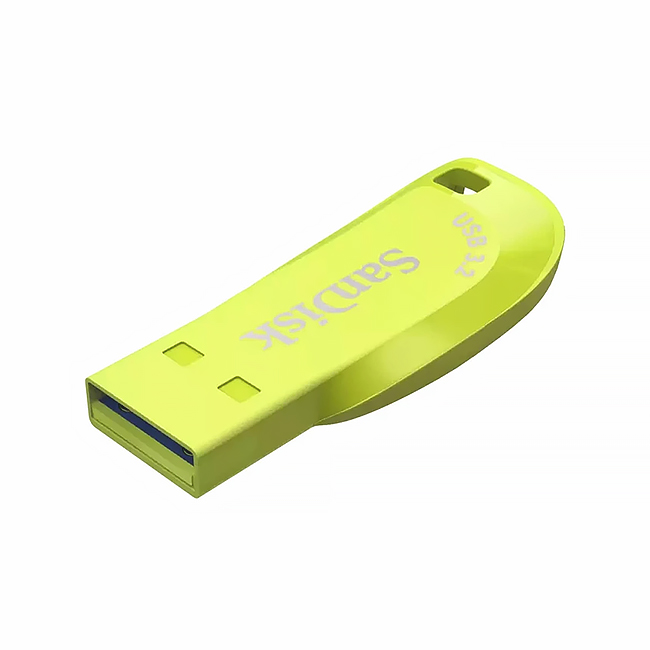 【SanDisk】CZ410 Ultra Shift 64G USB 3.2 螢火黃 隨身碟 速度 100MB/s, , large