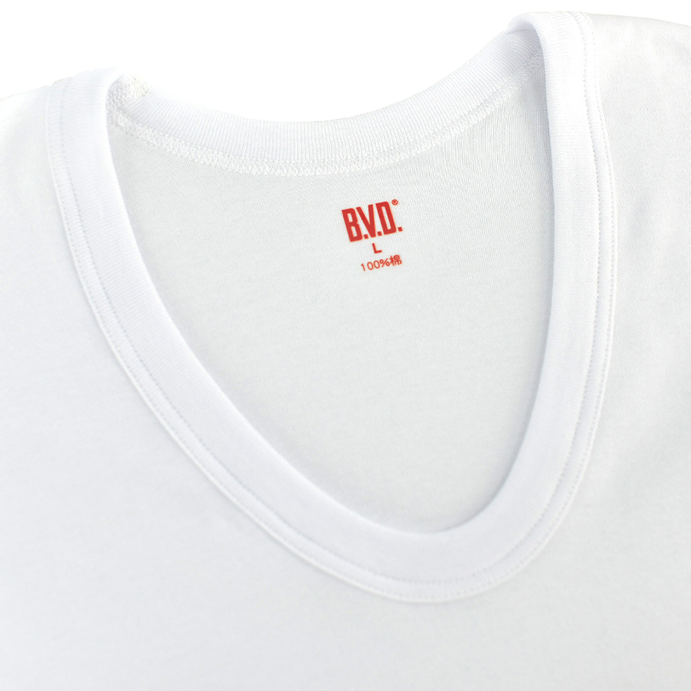 BVD厚綿U領長袖衫, , large