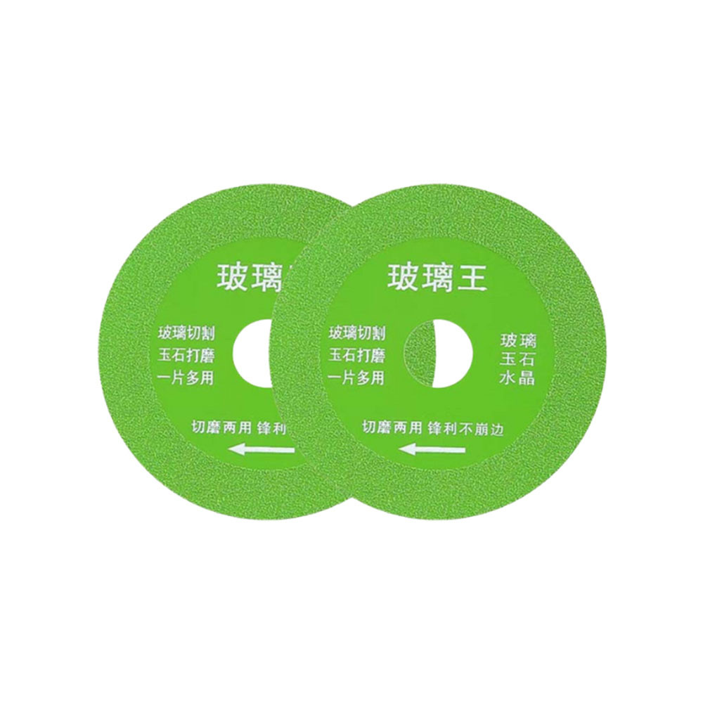 Glass King Cutting Blade for Ceramic and Jade, 4 inches, 100mm thick, 10mm hole, 16mm diameter, , large