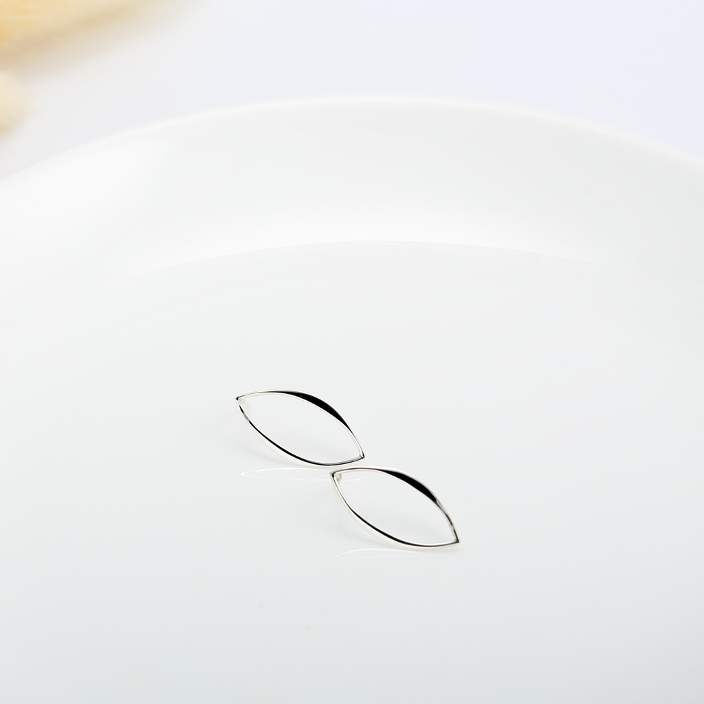 【Angel & Me】Leaf s925 sterling silver earrings Birthday gift, , large