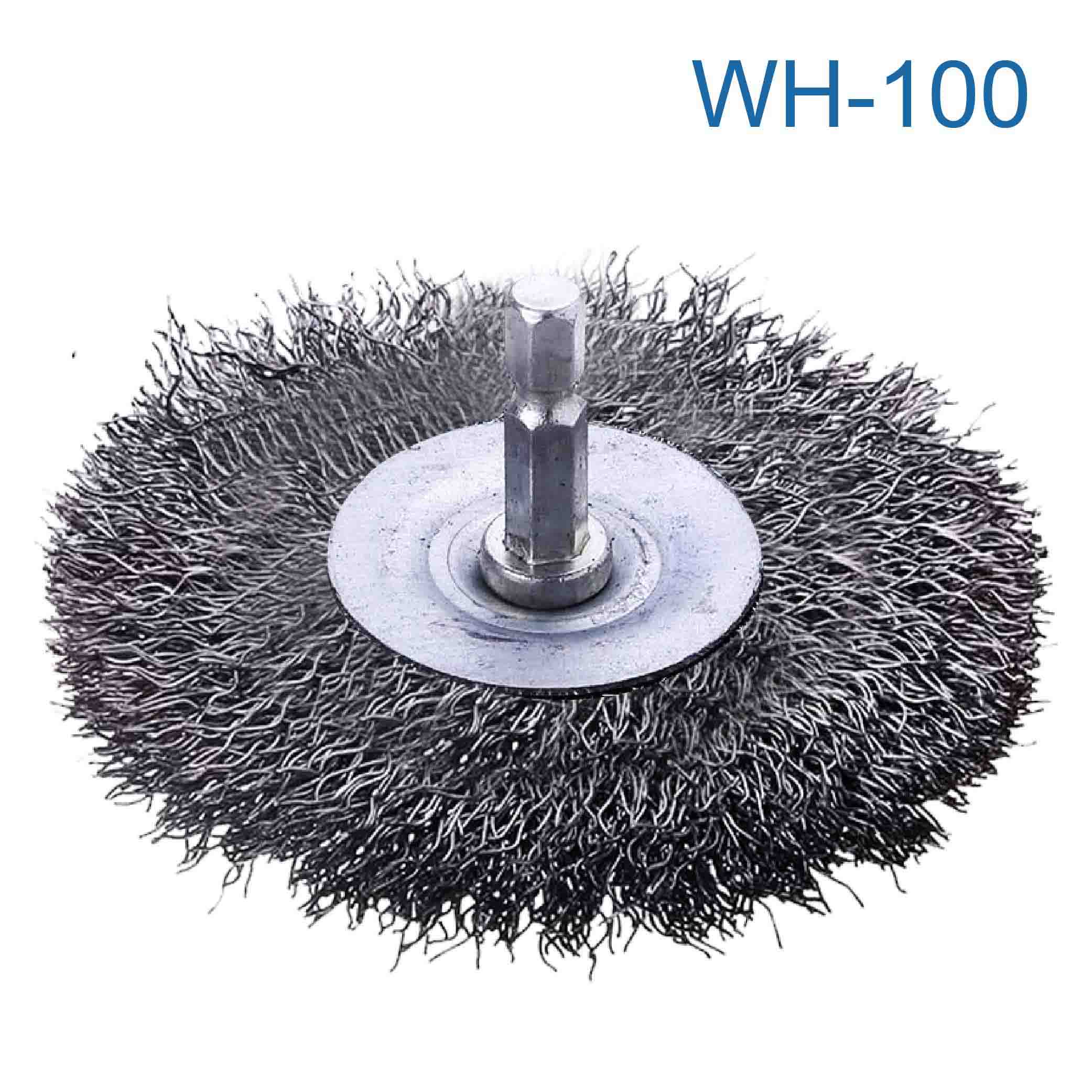 鉅玉經典｜Hexagonal handle wire brush, flat type with handle WH-100, , large