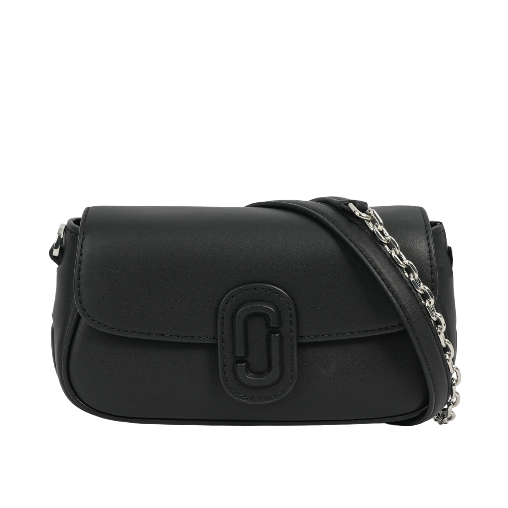 MARC JACOBS THE CLOVER 平滑皮革翻蓋二用包(/黑色, , large