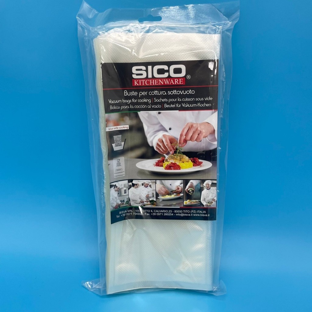 SICO舒肥專用耐熱120度真空包裝袋15x35cm 20x30cm 25x35cm 厚90&mu;(50個/包), , large
