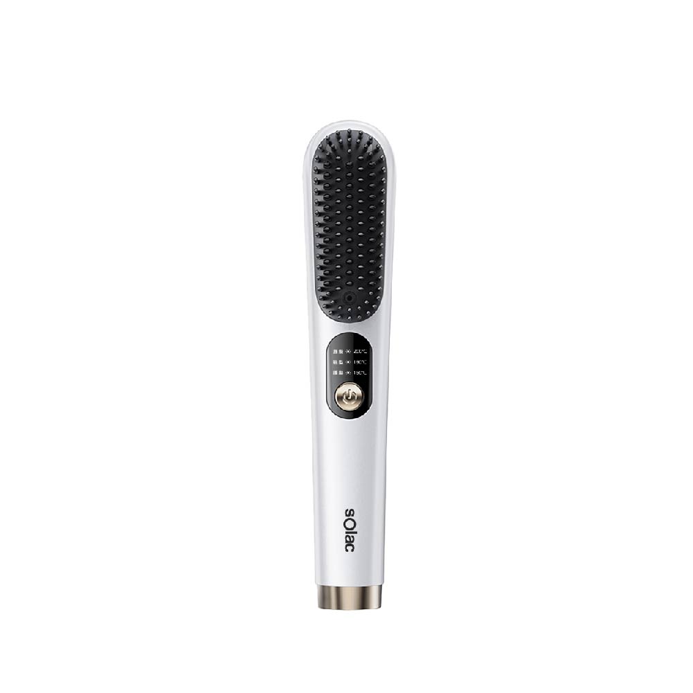 sOlac SGT-218 Cordless Hair Straightener with Negative Ions (White Gold), , large