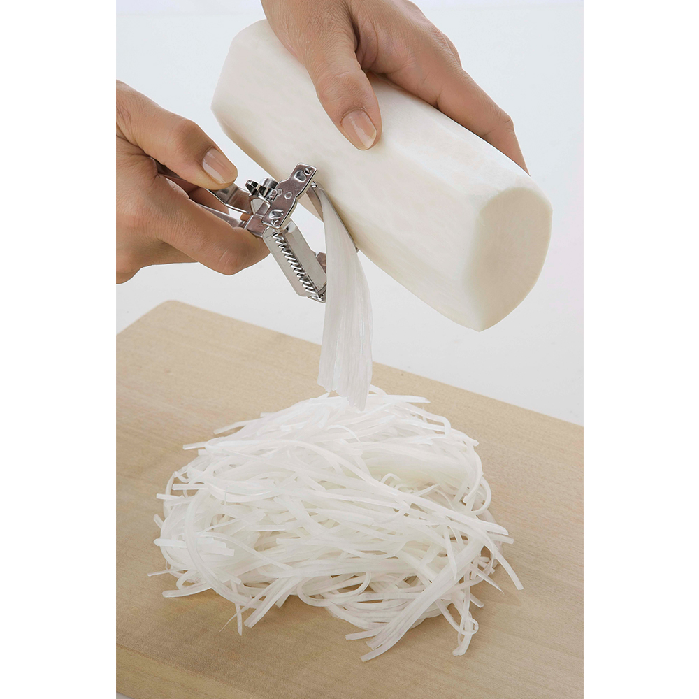 【Shimomura Kihan】304 Stainless Steel Julienne & Grater Dual-Use Slicer (Made in Japan), , large