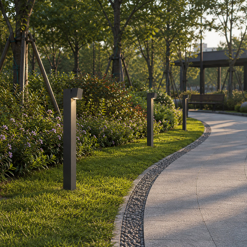 【H&R安室家】60CM直立式 單方 LED戶外燈 景觀燈 公園燈 庭園燈HR23113, , large