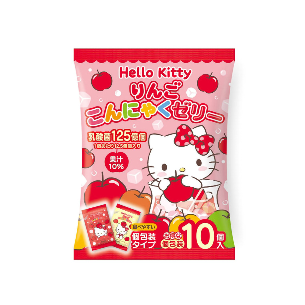 橫尾蘋果味蒟蒻果凍(KITTY), , large