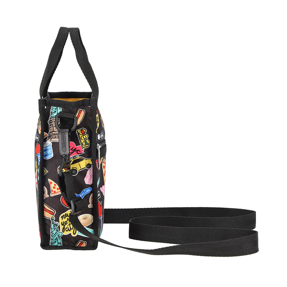 Lesportsac Mini N/S Tote 迷你方型托特包 通勤隨身包 肩背手提袋 手機包 送禮 禮物 女包(紐約城市) L262-3714P-HG79, , large